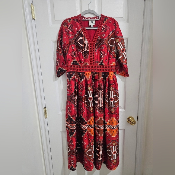✨ Vicky And Lucas Stunning Boho Maxi Dress | NWOT ✨ - Picture 3 of 12